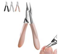 Welnax NailPro Guard - Designed for Ingrown and Thick Nails, Welnax Nail Pro Guard Clippers, Featuring Permanently Sharp Steel and a Simple Pivoting Head - Easy Grip and Squeeze (Pink)