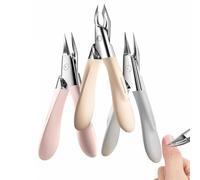 Welnax Nailpro Guard, Welnax Nail Clippers, Designed for Ingrown and Thick Nails, Ultra-Thin Sharp Stainless Steel Blades, Non-Slip Handle, Easy Grip and Squeeze (3Pcs-a)
