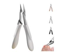 Welnax Nailpro Guard, Welnax Nail Pro Guard Clippers, Welnax Toenail Clipper, Designed for Ingrown and Thick Nails, with an Ultra-Thin and Sharp Design for Ergonomic Non-Slip ABS Handle (White)