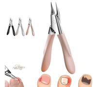 Welnax Nailpro Guard, Welnax Toenail Clipper, Designed for Ingrown and Thick Nails, Sharp Stainless Steel Blades, Seamless Design for Ergonomic Non-Slip Abs Handle (Pink)