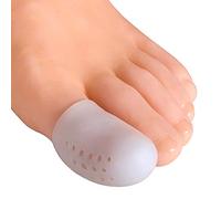 Welnove 10 Pack Big Toe Caps - Breathable Gel Toe Protector Great to Cushion Toe and Provides Pain Relief from Corns, Blisters, Missing or Ingrown Toenails for Woman and Man