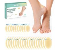 Welnove Blister Plasters for Feet - 28 Pieces Water Resistant Blisters Bandages - Adhesive Blister Pads for Heel,Toe - Gel Blister Chshions for Prevention & Recovery(Variety Pack)