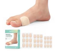 Welnove Bunion Pads to Wear with Shoes - 27 Pcs Moleskin for Feet - Water-Resistant - Bunion Pain Relief Cushions for All-Day Comfort & Protection (Multi-Size)
