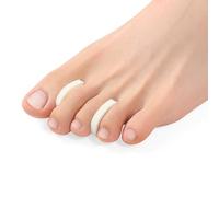 Welnove Foam Toe Separators - 70 Pack Toe Spacers for Corn, Blister, and Hammer Toe Relief - Breathable, Adhesive Options for Pain from Bunions, and Toe Overlap, Toe Spacers for Men