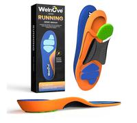 Welnove Plantar Fasciitis Insoles for Men & Women - Lightweight Support for Running & Walking, Workboot Inserts with Cushioned Gel Heel Pad, Low Comfort Arch Support for Standing All Day,F:6-7