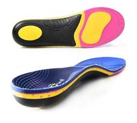 Welnove Plantar Fasciitis Orthotics Insoles, High Arch Support for Men & Women (220+ lbs), Shoe Inserts for Work Boots, Running Shoes - Alleviates Heel Pain, Flat Feet & Pronation -S