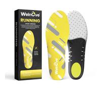 Welnove Running Athletic Shoe Insoles Men Women, Performance Sports Insoles for Basketball, Volleyball, Football, Tennis, Baseball and Active Lifestyle. Extra Shock Absorption -L