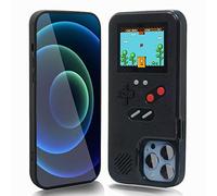 WeLohas Gameboy Case for iPhone 6 Plus/ 6s Plus/ 7 Plus/ 8 Plus,Handheld Retro 168 Classic Games,Color Video Display Game Case for iPhone,Anti-Scratch Shockproof Phone Cover for iPhone Black