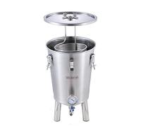 WELONSTAR Fermentation tank for Home Brewing Stainless steel conical storage container craft beer fermenter (17 Gallon)