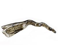 WeLoveBeads Mini Wave Hair Clip in Smoky Grey Size Small Approx. 9 cm Long - Made in Germany