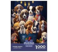 Welpen Puzzles 1000 Teile Schwer Puzzle Spielzeug Pädagogisches Spiel Impossible Herausforderungsspielzeug Für Erwachsene Kinder 70x50cm/1000pcs