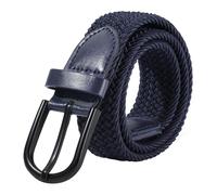 WELROG Boys Elastic Braided Kids Belt - Black Pin Buckle Stretch Golf Baseball Belt for Boys and Girls for Age 4-12 Years