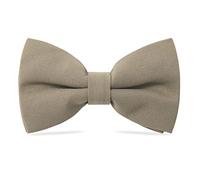 WELROG Classic Pre-Tied Bow Tie Kids & Men’Formal Solid Tuxedo Gabardine Adjustable Bow ties Necktie for Adults & Children for Wedding Party Fancy Plain Bowties (Khaki)
