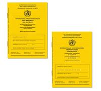Welsberg 2X Vaccination Certificate Record Book - International Vaccine Passport for Babies, Children, Teenagers, Adults with Covid-19 Page - WHO Approved Edition 2021
