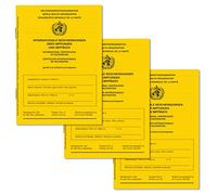 Welsberg 3X Vaccination Certificate Record Book - International Vaccine Passport for Babies, Children, Teenagers, Adults with Covid-19 Page - WHO Approved Edition 2021