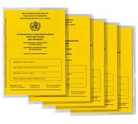 welsberg Set of 5 Vaccination Certificate and 5 x ID Card Covers - Transparent Protective Cover for International Certificate of Vaccination and Vaccination Book