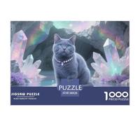 Welsh Cat 1000 Piece Puzzle Educational Games Cute Cat Colourful,Fun,Challenging And Brainteasing Adults Jigsaw Puzzle Gifts for Men38x26cm/1000pcs