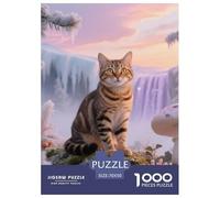 Welsh Cat 1000 Pieces for Adults Jigsaw Puzzles Beautiful Decoration Puzzle Cute Cat Fun Present & Activity for Home70x50cm/1000pcs
