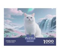 Welsh Cat Jigsaw Puzzles for Adults 1000 Educational Games Cute Cat Challenging Puzzles Gifts for Men70x50cm/1000pcs