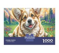 Welsh Corgi 1000 Piece Jigsaw Puzzle for Family - Fun Challenge for Adults & Kids, 38x26cm/1000pcs