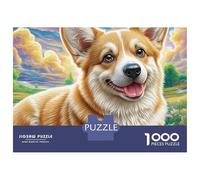 Welsh Corgi 1000 Piece Jigsaw Puzzle for People with Corgi Lying Stress And Anxiety Classic Educational Games Recycled Cardboard 70x50cm/1000pcs