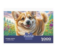 Welsh Corgi 1000 Piece Puzzles Corgi by Coastal Shore Jigsaw Puzzle Adult Jigsaws 100% Recycled Cardboard Classic Educational Games 52x38cm/1000pcs