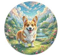 Welsh Corgi 1000 Pieces Animals Jigsaw Puzzles Stress Reliever Family Game Unique for Adults Or Families 1000pcs (67.5x67.5cm)