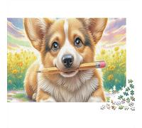Welsh Corgi 1000 Pieces Eco-friendly Paper Premium Jigsaw Puzzle Kids Beginners Fun Educational Game Gifts 70x50cm/1000pcs