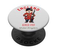 Welsh Corgi Dog Tee London Guard of the King England Flag PopSockets Adhesive PopGrip