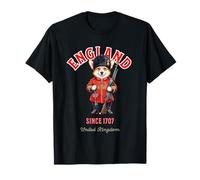 Welsh Corgi Dog Tee London Guard of the King England Flag T-Shirt