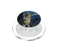 Welsh Corgi Dog Van Gogh Starry Night Cardigan PopSockets PopGrip for MagSafe