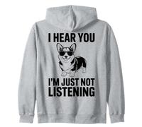 Welsh Corgi Funny Welsh Corgi Zip Hoodie