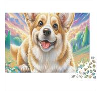 Welsh Corgi Jigsaw Puzzle 1000-Piece for Adults & Kids, Challenging Home Decoration Gift 70x50cm/1000pcs
