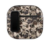 Welsh Corgi Puppy Headphone Cases PC Hard Protective Cover Compatible with AirPods 4 Earphone Cases with Button Lock