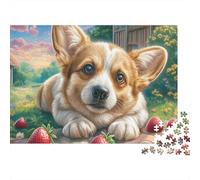 Welsh Corgi Puzzle 1000 Pieces Adults Educational Relaxing Brain Training Precision Pieces Quality 38x26cm/1000pcs