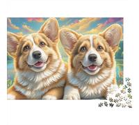 Welsh Corgi Puzzle 1000 Pieces Adults Educational Relaxing Brain Training Precision Pieces Quality 70x50cm/1000pcs