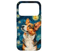 Welsh Corgi Starry Night Cute Dog Painting Unique Case for iPhone 17 Pro
