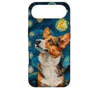 Welsh Corgi Starry Night Cute Dog Painting Unique Case for iPhone Air