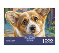 Welsh CorgiArtisanal Jigsaw Puzzles for Adults Comprising 1000 Precisely-Cut Advanced Challenging Puzzle Game Pieces - A Premium And Satisfying Gift Selection for Adults And Kids Age 12 Years Up 52x3