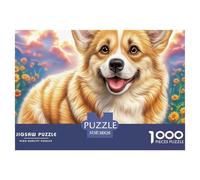 Welsh CorgiArtisanal Jigsaw Puzzles for Adults Comprising 1000 Precisely-Cut Advanced Challenging Puzzle Game Pieces - A Premium And Satisfying Gift Selection for Adults And Kids Age 12 Years Up 38x2