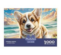 Welsh CorgiColossal Jigsaw Puzzles for Adults A Vast Collection of 1000 Advanced, Seemingly Impossible Challenging Puzzle Game Pieces - A Majestic Gift for Determined Adult And Young Adult Enthusiast