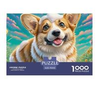 Welsh CorgiDynamic 1000-Piece Jigsaw Puzzles for Adults A Treasury of Challenging Puzzle Games for Women And Men - An Excellent Shared Hobby for Adults And Kids Age 12 Years And Up 70x50cm/1000pcs