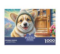 Welsh CorgiElegant Jigsaw Puzzles for Adults Presenting 1000 Advanced And Challenging Educational Games Designed for Women And Men Alike - These Jigsaw Puzzles Are Ideal for Adults And K