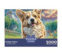 Welsh CorgiFormidable 1000-Piece Jigsaw Puzzles for Adults An Odyssey of Impossible, Hard, And Difficult Challenging Puzzle Educational Games - The Ultimate Gift for Dedicated Adult And Teen Puzzlers