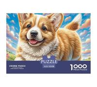 Welsh CorgiHerculean Jigsaw Puzzles for Adults A 1000-Piece (Advanced) Epic of Impossible, Hard, And Difficult Challenging Puzzle Games - The Supreme Gift for Puzzle-Loving Adults And Kids Age 12 Yea