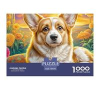 Welsh CorgiMassive 1000-Piece Jigsaw Puzzles for Adults A Vast Expanse of 1000 Impossible-Hard-Difficult Challenging Puzzle Game Pieces - A Gift of Unparalleled Depth for Adults And Young Adults 12+