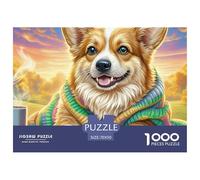 Welsh CorgiMassive 1000-Piece Jigsaw Puzzles for Adults A Vast Expanse of 1000 Impossible-Hard-Difficult Challenging Puzzle Game Pieces - A Gift of Unparalleled Depth for Adults And Young Adults 12+