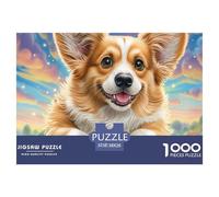 Welsh CorgiMasterful 1000-Piece Jigsaw Puzzles for Adults A Complete Set of Challenging Educational Puzzle Game Pieces - An Intellectually Stimulating Gift for Adult And Teenage Enthusiasts Age 12 Ye