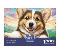 Welsh CorgiMasterful 1000-Piece Jigsaw Puzzles for Adults A Complete Set of Challenging Educational Puzzle Game Pieces - An Intellectually Stimulating Gift for Adult And Teenage Enthusiasts Age 12 Ye