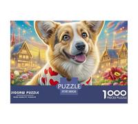 Welsh CorgiMasterful 1000-Piece Jigsaw Puzzles for Adults A Complete Set of Challenging Educational Puzzle Game Pieces - An Intellectually Stimulating Gift for Adult And Teenage Enthusiasts Age 12 Ye